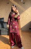 Nsr 853 Crep Silk Top With Bottom Dupatta Wholesale Clothing Suppliers In India